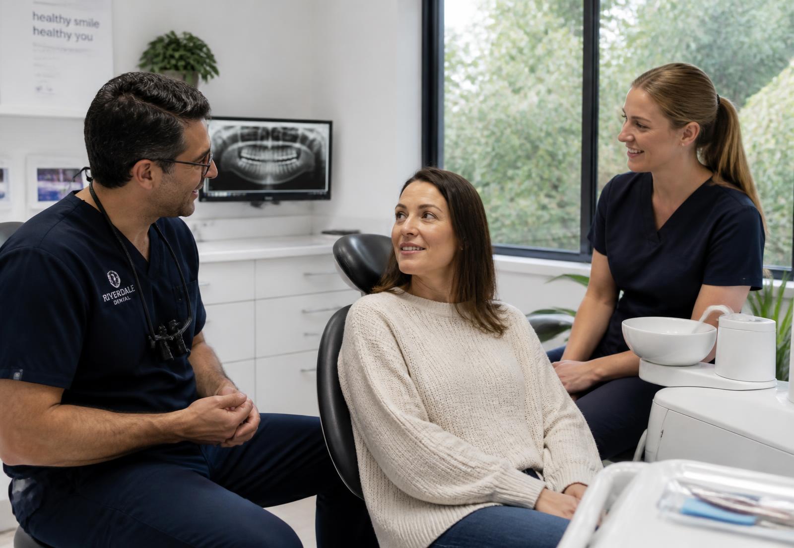 Modern Australian dental practice treatment room